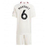 Dres Manchester United Lisandro Martinez #6 Tretina pre deti 2023-24 Krátky Rukáv (+ trenírky)
